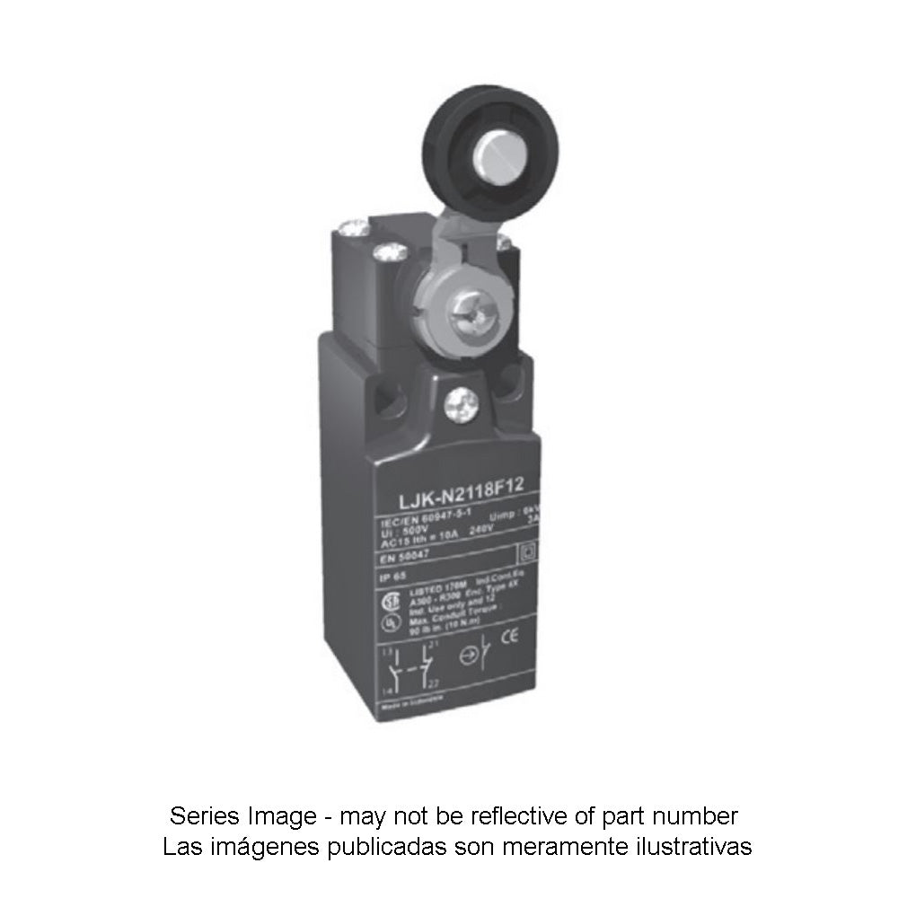 LJK Series - Compact Plastic Limit Switches with Positive Opening Mechanism -N2718F12