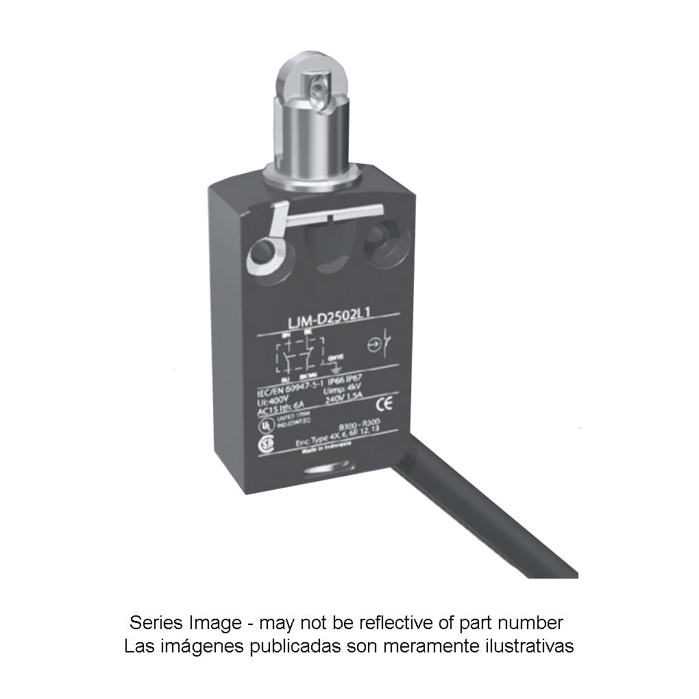 LJM Series - Compact Die-Cast Limit Switches with Positive Opening Mechanism - LJM-D2502L3 LJM Series - Compact Die-Cast Limit Switches with Positive Opening Mechanism - LJM-D2502L3