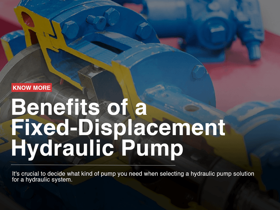 Benefits of a FixedDisplacement Hydraulic Pump Cascade Industrial