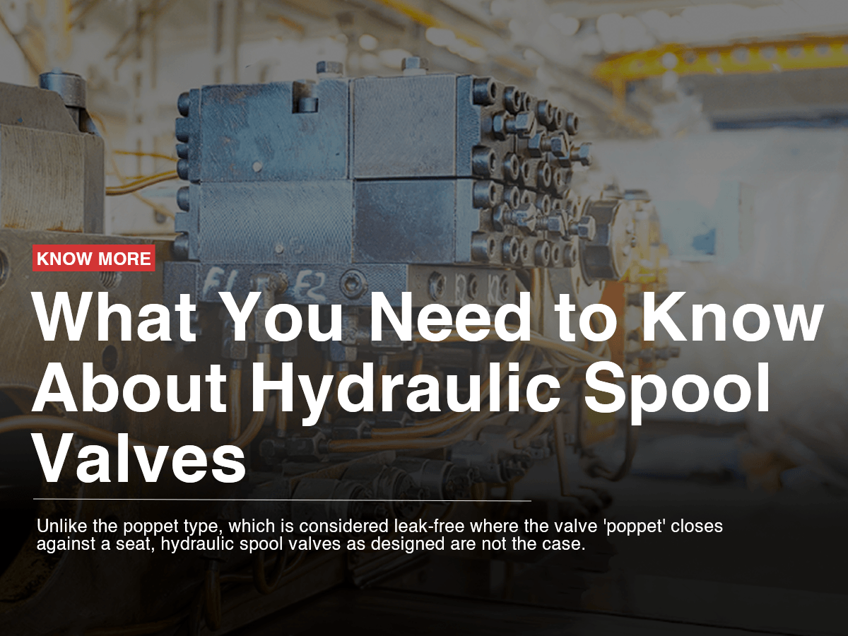 What You Need to Know About Hydraulic Spool Valves – Cascade Industrial ...