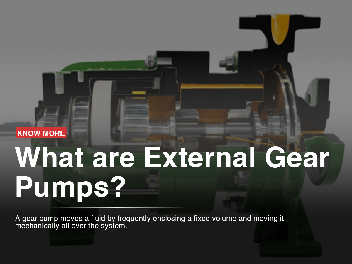 What are External Gear Pumps?