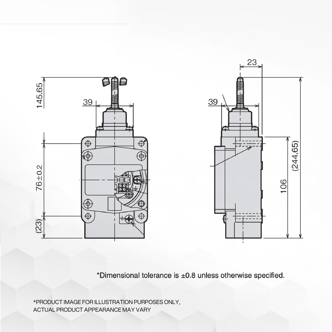 8LX7001-R | Vertical Explosion-Proof Switch