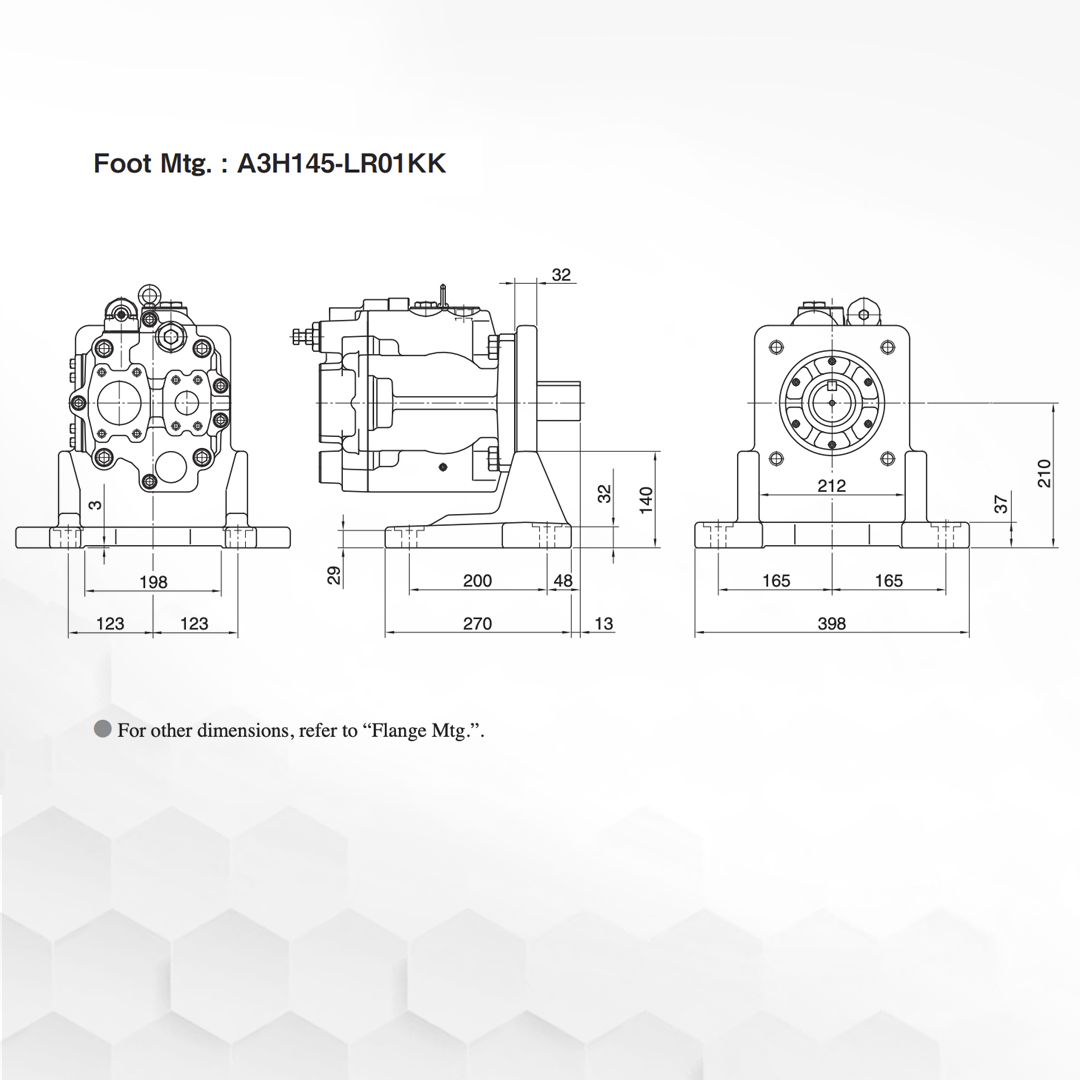 A3H145-LR01KK-10 | Variable Displacement Piston Pump