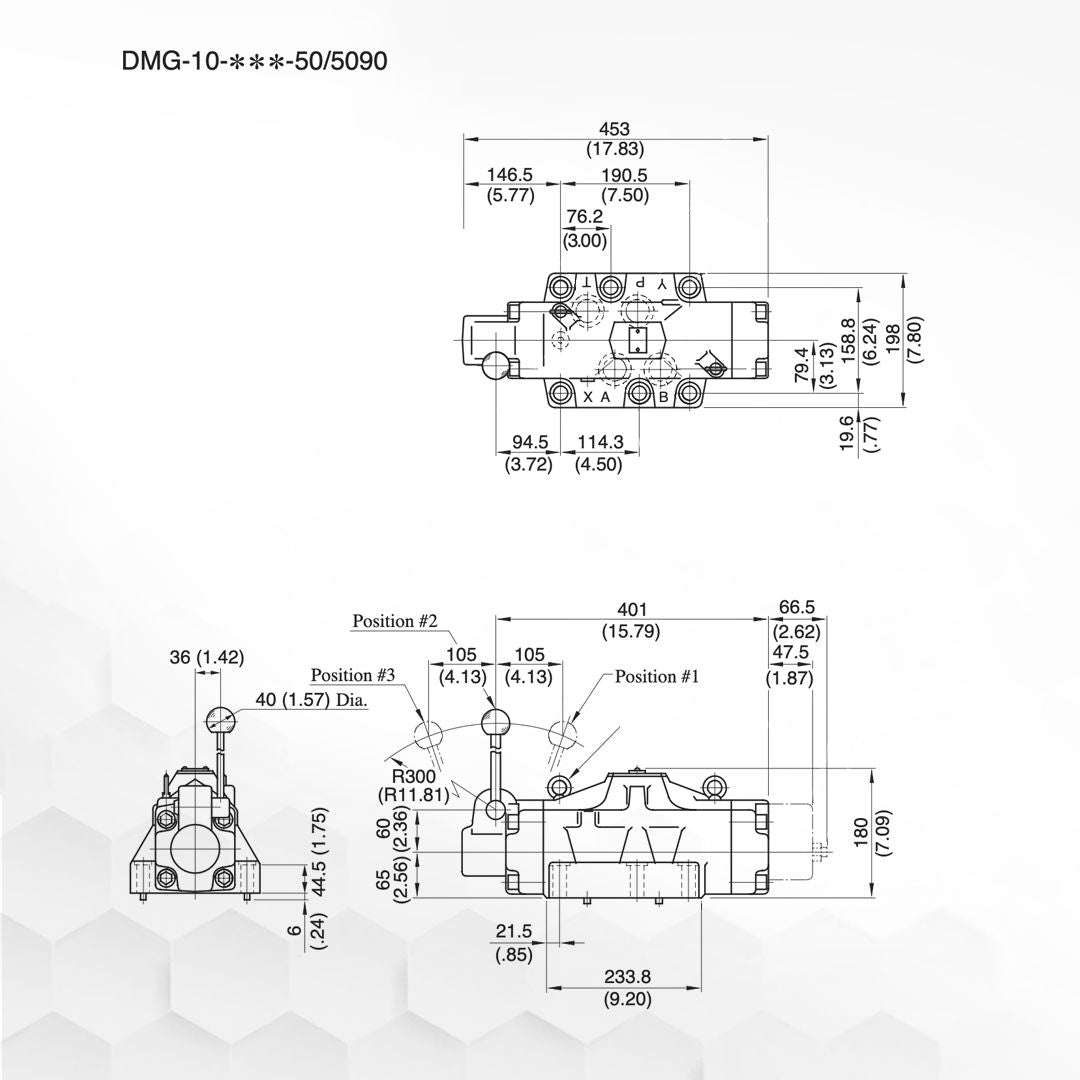 DMG-10-3D9-4090 | Manually Operated Directional Valve