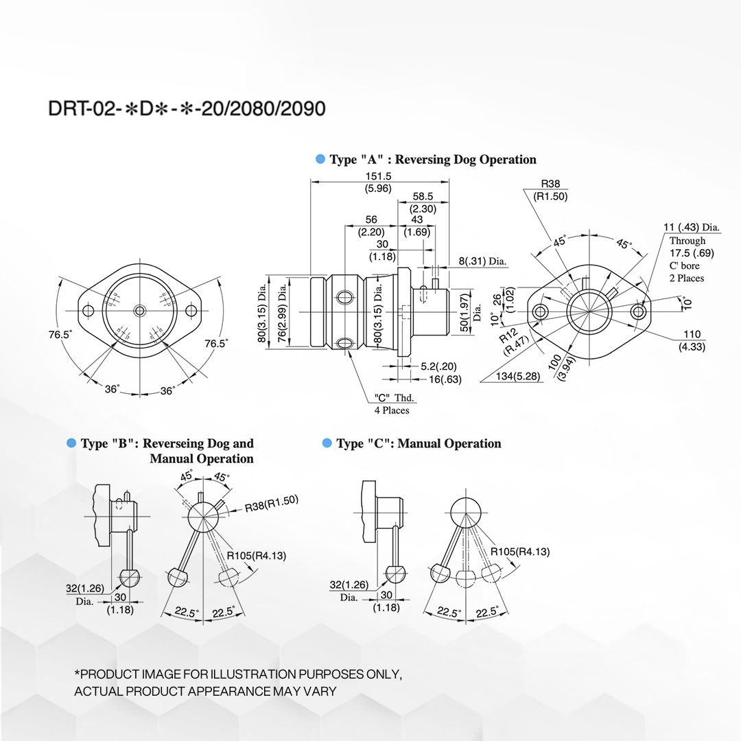 DRT-02-3D4-C-2090 | Mechanically Operated Directional Valve