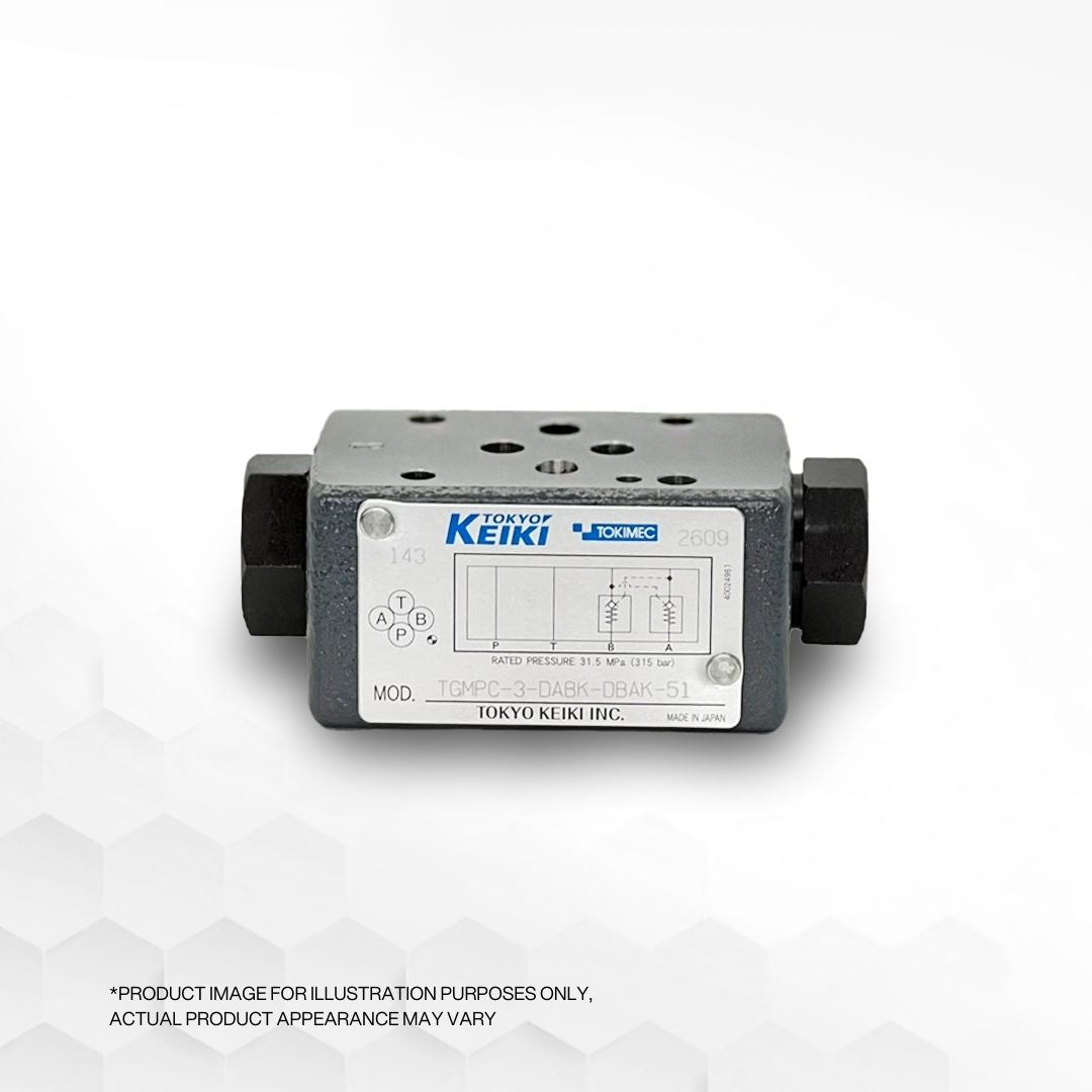TGMPC-3-ABK-BAK-51 | Pilot Operated Check Valve | Pressure Relief