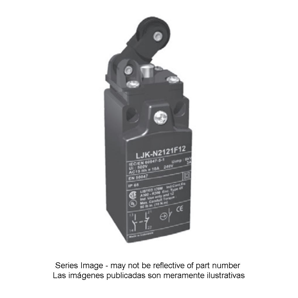 LJK Series Compact Plastic Limit Switches with Positive Opening Mechanism - N2521F12